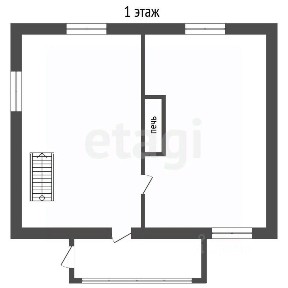 Продается 1-этажный дом, 80 м²