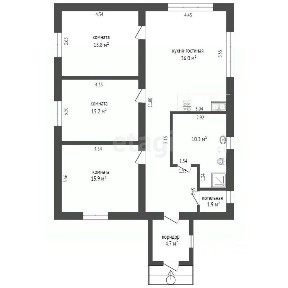 Продается 1-этажный дом, 99,8 м²