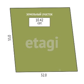 Продается участок, 10,43 сот.