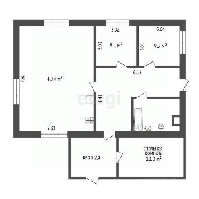 Продается 1-этажный дом, 110 м²