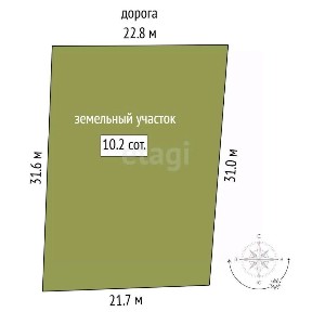 Продается 1-этажный дом, 45 м²