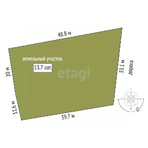 Продается участок, 10,85 сот.