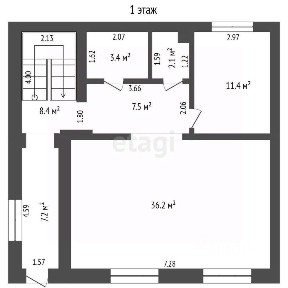Продается 2-этажный дом, 171,3 м²