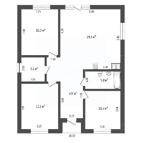Продается 1-этажный дом, 100 м²