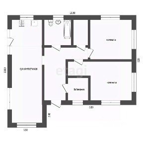 Продается 1-этажный дом, 100 м²