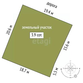 Продается 1-этажный дом, 110 м²
