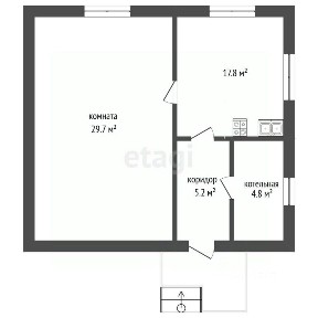 Продается 2-этажный дом, 73,7 м²