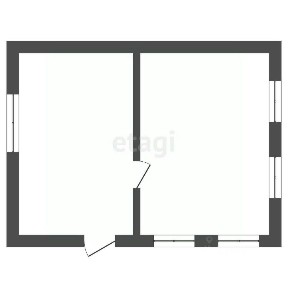 Продается 1-этажный дом, 45 м²