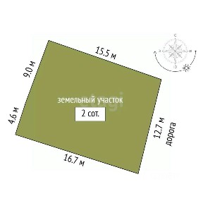 Продается 1-этажный дом, 30 м²