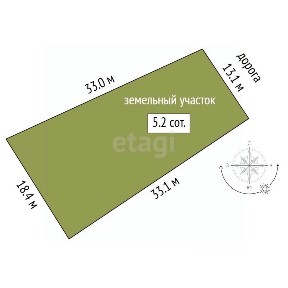 Продается участок, 5,19 сот.