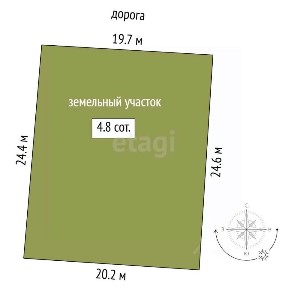 Продается 1-этажный дом, 15 м²