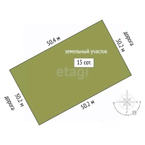 Продается участок, 15 сот.