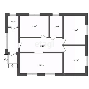 Продается 1-этажный дом, 125,2 м²