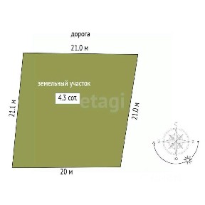 Продается участок, 4,27 сот.