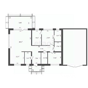 Продается 1-этажный дом, 190,6 м²
