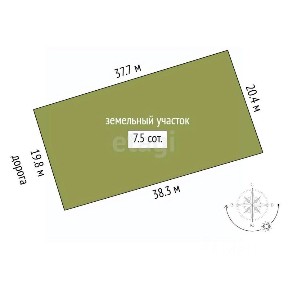 Продается участок, 7,5 сот.