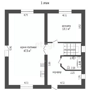 Продается 3-этажный дом, 281,5 м²