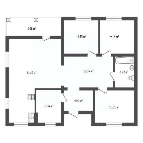 Продается 1-этажный дом, 120 м²