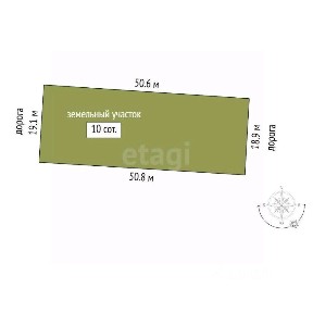 Продается 1-этажный дом, 90 м²