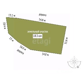 Продается участок, 18,28 сот.