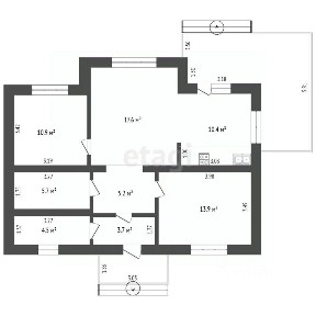 Продается 1-этажный дом, 80,4 м²