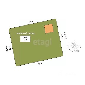Продается 1-этажный дом, 30 м²
