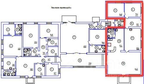 Сдается торговая площадь, 122 м²