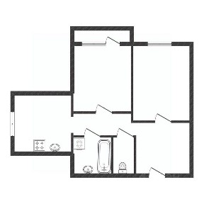 Сдается 2-комн. квартира, 53,8 м²