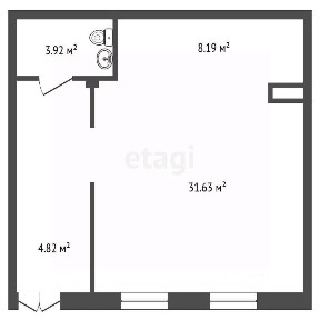 Продается помещение свободного назначения, 55,11 м²