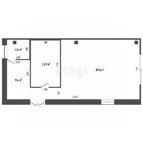 Продается торговая площадь, 72 м²