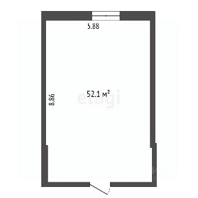 Продается торговая площадь, 52,1 м²