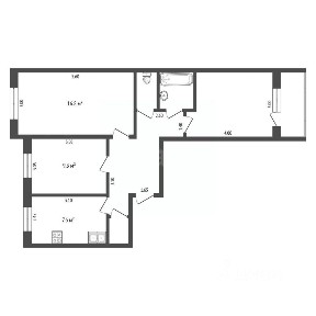 Продается 3-комн. квартира, 65,2 м²
