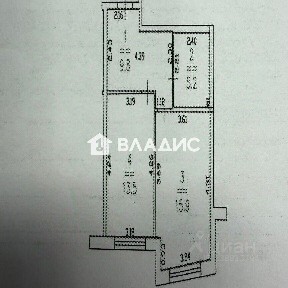 Продается 1-комн. квартира, 44,4 м²