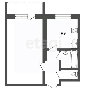 Продается 1-комн. квартира, 33,4 м²