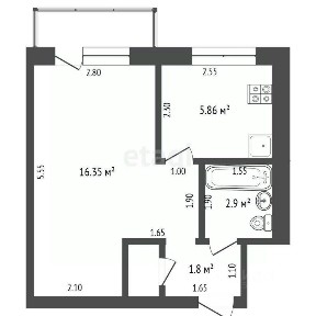 Продается 1-комн. квартира, 27,7 м²