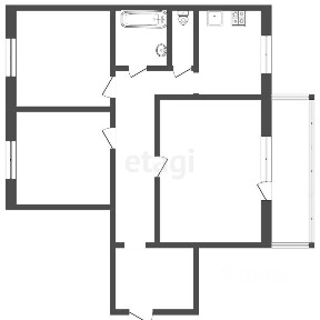 Продается 3-комн. квартира, 65 м²
