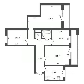 Продается 4-комн. квартира, 79,8 м²