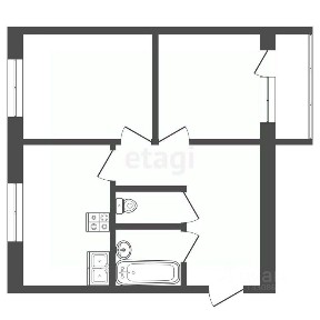 Продается 2-комн. квартира, 42 м²