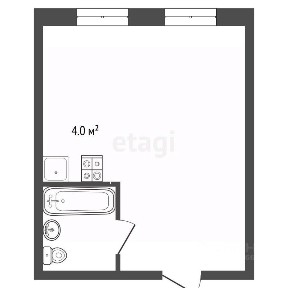 Продается студия, 16,1 м²