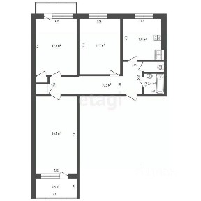 Продается 3-комн. квартира, 66,7 м²