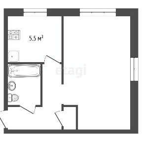 Продается 1-комн. квартира, 30,9 м²
