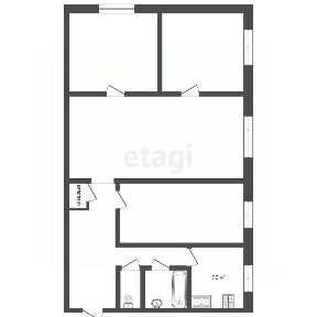 Продается 4-комн. квартира, 60,1 м²