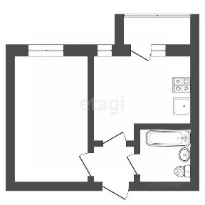 Продается 1-комн. квартира, 34,8 м²