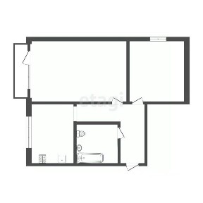 Продается 2-комн. квартира, 34,7 м²