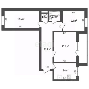 Продается 3-комн. квартира, 64,3 м²