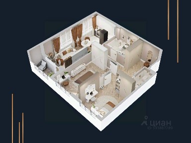 Продается 2-комн. квартира, 75,2 м²