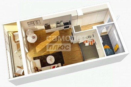 Продается 1-комн. квартира, 18,8 м²