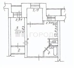 Продается 3-комн. квартира, 68,8 м²