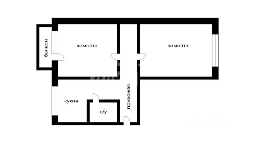 Продается 2-комн. квартира, 43,7 м²