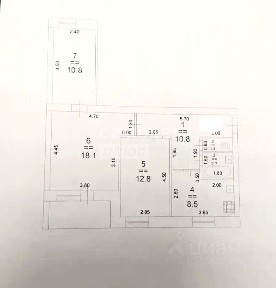 Продается 3-комн. квартира, 65,1 м²